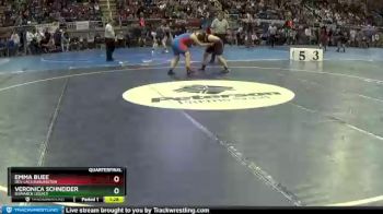 170 lbs Quarterfinal - Veronica Schneider, Bismarck Legacy vs Emma Buee, Des-Lacs Burlington