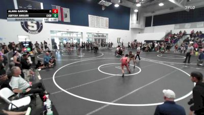 110 lbs Quarterfinal - Alana Garcia, Poway Elite vs Abiyah Ansari, Chaparral High School Wrestlin