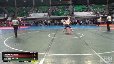 6A 215 lbs Quarterfinal - Cooper Hilyer, Fort Payne vs Julian Maddox, Shades Valley