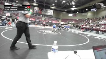 2A 113 lbs Champ. Round 1 - Gage Anderson, Enterprise vs Hagen Lopshire, Beaver
