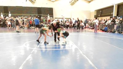 65 lbs Rr Rnd 1 - Maverick Elliott, Mat Assassins - K3 vs Madden Bratcher, Rabbit Wrestling Club - K3