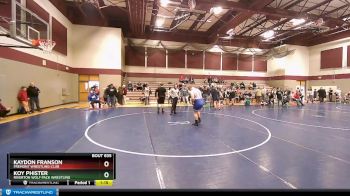 285 lbs Quarterfinal - Kaydon Franson, Fremont Wrestling Club vs KOY PHISTER, Riverton Wolf Pack Wrestling