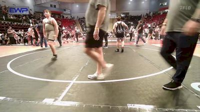 170 lbs Consi Of 4 - Gabriel Bowman, Skiatook Youth Wrestling vs Hunter Thorn, Broken Arrow Wrestling Club