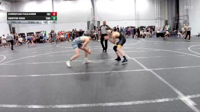 150 lbs Round 5 (6 Team) - Griffin Reid, TDWC Maniacs vs Christian Faulkner, Freakztyle Wrecking Crew