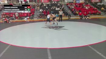 165 lbs Cons. Round 1 - Grayson Carpenter, Carl Albert vs Conner Johnston, Central Missouri