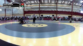 130 lbs Champ. Round 1 - Makirah Hall, Lakota East HS vs Alexis Nicholas, The St. James Academy