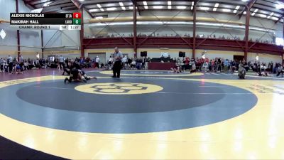 130 lbs Champ. Round 1 - Makirah Hall, Lakota East HS vs Alexis Nicholas, The St. James Academy