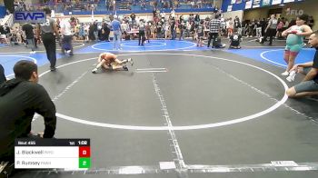 58-61 lbs Rr Rnd 4 - Jackson Blackwell, Pryor Tigers vs Paden Rumsey, Pawhuska Elks Takedown