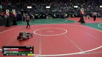 78 lbs Cons. Round 5 - Ronald Kaufman, BTWA vs Aidyn Villarreal, DWA