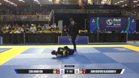 John Bedford Blackburn IV vs Ezra Hanin Kim 2025 Pan Kids Jiu-Jitsu IBJJF Championship