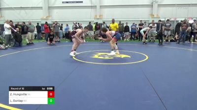 C-152 lbs Round Of 16 - Zach Hungiville, PA vs Landon Dunlap, WV