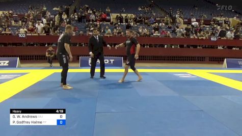 Garrett W. Andrews vs Paul Godfrey Halme 2024 Pan IBJJF Jiu-Jitsu No-Gi Championship