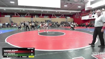 134 lbs Semifinal - Ray Pacheco, Casa Grande High School vs Karmine Berndt, Vallejo High School