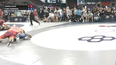 165 lbs Champ. Rd Of 128 - Andres Rojas, Florida vs Corey Robinson, Illinois