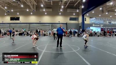 80 lbs Round 4 (8 Team) - Elijah Erskine, Full Circle vs Troy Migliaccio, Junior Terps Xtreme