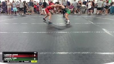 160 lbs Round 1 (4 Team) - Landon Johns, Pursuit WA vs Carson Tuer, Red Devil WC