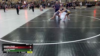 91 lbs Quarterfinal - Austin Haney, Grindhouse vs Gianna Crain, Seymour Youth Wrestling