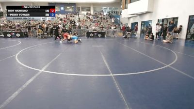 132 lbs Champ. Rd Of 32 - Troy Montero, Lions Wrestling Club vs Perry Fowler, Sanderson Wrestling Academy