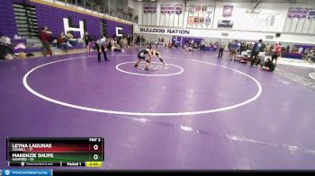115 lbs Cons. Round 5 - Makenzie Shupe, Hanford vs Leyna Lagunas, Connell