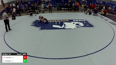 8U Boys - 43 lbs 3rd Place Match - Ridge Jessop, Montana vs Lyam McKee, Utah