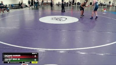 235 lbs Round 2 (3 Team) - Zachary Burger, St. Peter vs Vincent Bray Jr, F/MCC