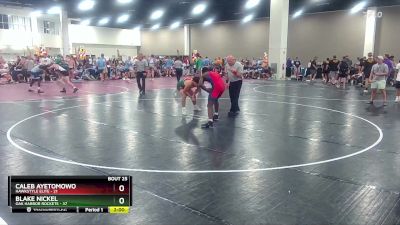 190 lbs Round 5 (10 Team) - Blake Nickel, Oak Harbor Rockets vs Caleb Ayetomowo, Hawkstyle Elite