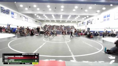 56 lbs Quarterfinal - Ray Lopez, Total Kaos Wrestling Club vs Nathaniel Vasquez, INDIO