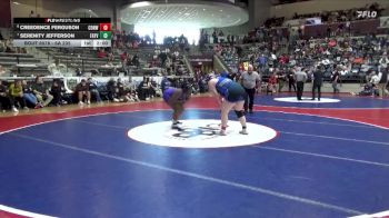 6A 235 lbs Cons. Round 1 - Creedence Ferguson, CONWAY HIGH SCHOOL vs Serenity Jefferson, Fayetteville