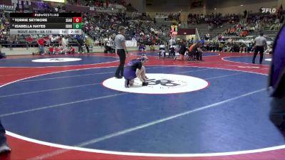 5A 170 lbs Cons. Round 1 - Isabella Hayes, El Dorado vs Torrie Seymore, Searcy