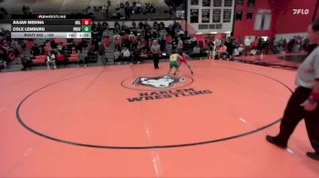 106 lbs Cons. Round 4 - Cole Lemburg, New Lenox (PROVIDENCE CATHOLIC) vs Julian Medina, BOLINGBROOK