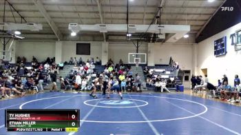 215 lbs Finals (2 Team) - Ty Hughes, Brantley County HS vs Ethan Miller, Long County