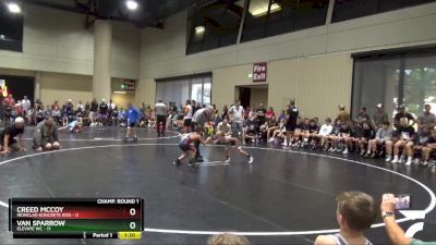 55 lbs Champ Round 1 (16 Team) - Van Sparrow, Elevate WC vs Creed McCoy, Ironclad Koncrete Kids