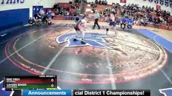 152 lbs Cons. Round 3 - Eric Frey, Hillsboro vs Cayden Baker, Scapppoose