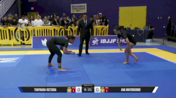 Ana Mayordomo vs Thaynara Victoria 2025 Pan IBJJF Jiu-Jitsu No-Gi Championship