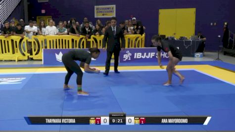 Ana Mayordomo vs Thaynara Victoria 2025 Pan IBJJF Jiu-Jitsu No-Gi Championship