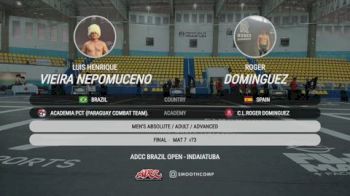Luis Henrique Vieira Nepomuceno vs Roger Dominguez 2026 ADCC Indaiatuba Open