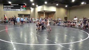 50 lbs Round 1 (8 Team) - Beau Humphrey, Crossroads Wrestling vs Brody Riley, North DeSoto Blue WA