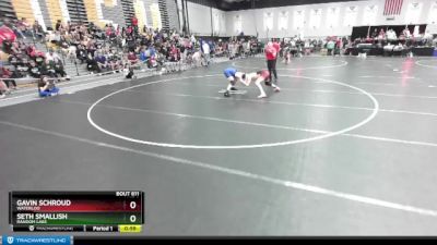 144 lbs Cons. Round 2 - Gavin Schroud, Waterloo vs Seth Smallish, Random Lake