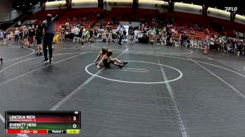 48 lbs Round 2 (8 Team) - Lincoln Rich, Meridian Maniacs vs Everett Hess, Pursuit WC