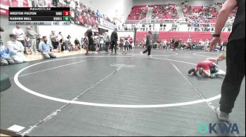 58 lbs Quarterfinal - Weston Fulton, Red Ryder Wrestling Club vs Kashen Bell, Division Bell Wrestling
