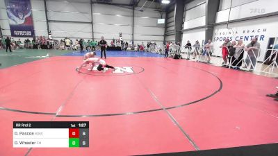 120 lbs Rr Rnd 2 - Dom Pascoe, Noke Wrestling RTC vs Deven Wheeler, Funky Monkeys