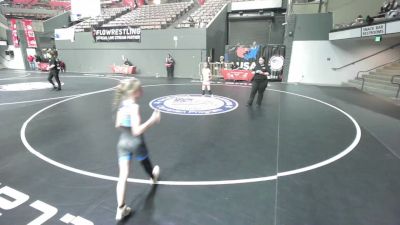 69 lbs Champ. Round 3 - Adaline Duarte, Rough House Wrestling vs Lorelei Cavalli, The Valley Wrestling Club
