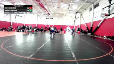 285 lbs Champ. Round 2 - Jaidin Compton, Menlo NWCA vs Erik Echiverri, Unattached