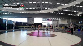 197 lbs Cons. Round 4 - Braydon Vandenberg, St. John Fisher vs Angelo Piazza, Centenary (nj)