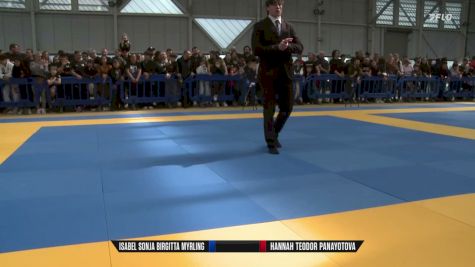 Hannah Teodor Panayotova vs Isabel Sonja Birgitta Myrling 2026 IBJJF European Kids