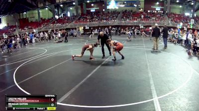 107 lbs Semifinal - Reagan Eaton, CWO vs Jailyn Miller, Sutherland Youth Wrestling Club