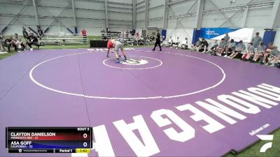 220 lbs Round 1 (8 Team) - Clayton Danielson, Minnesota Red vs Asa Goff, California