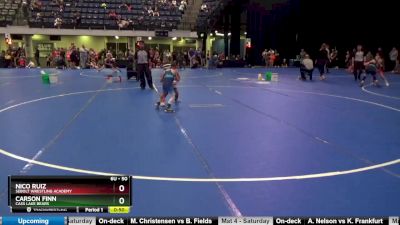 50 lbs Cons. Semi - Nico Ruiz, Sebolt Wrestling Academy vs Carson Finn, Cass Lake Bears