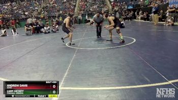 4A 138 lbs Quarterfinal - Liam Hickey, Cardinal Gibbons vs Andrew Davis, Davie