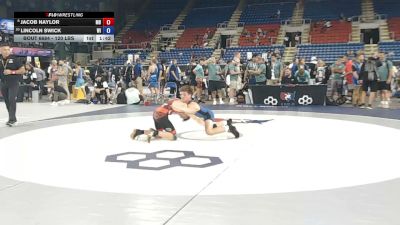 120 lbs Cons. Rd Of 16 - Jacob Naylor, Maryland vs Lincoln Swick, Wisconsin